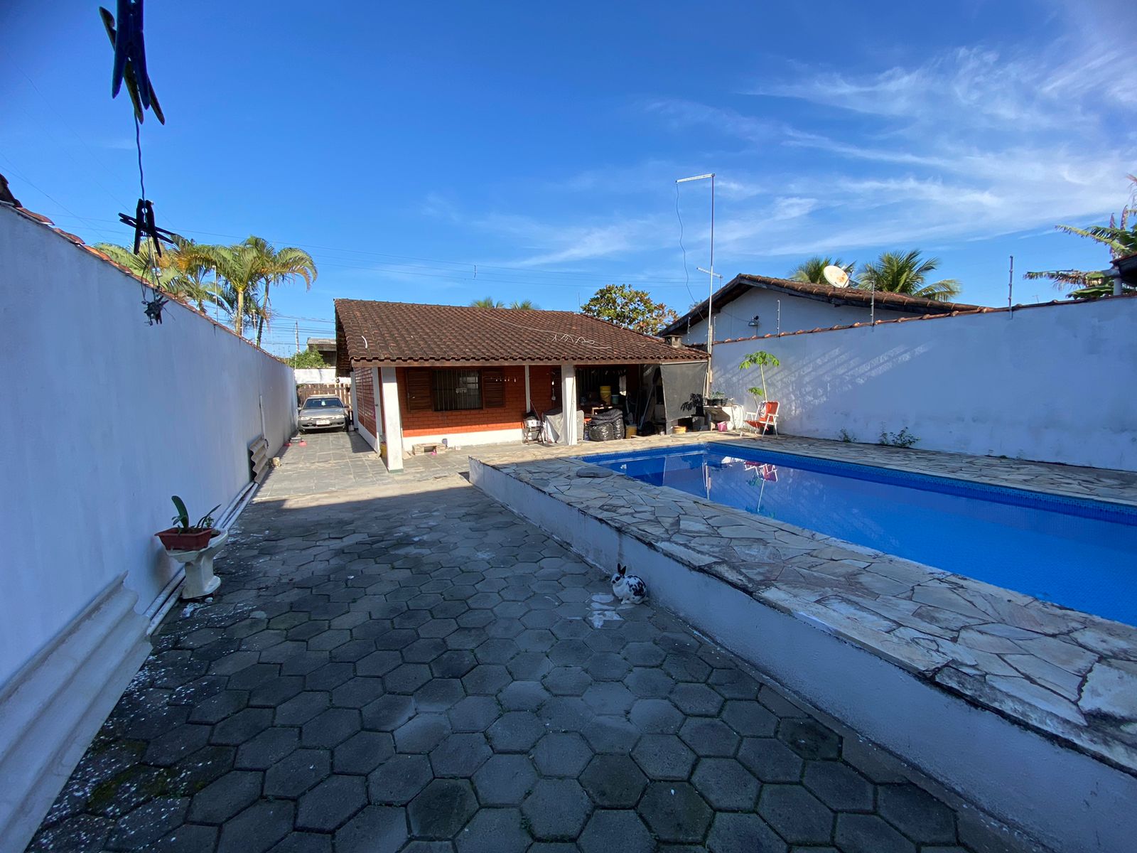 CASA COM PISCINA LADO PRAIA - ITANHAÉM/SP - 1000 M DO MAR - foto 9