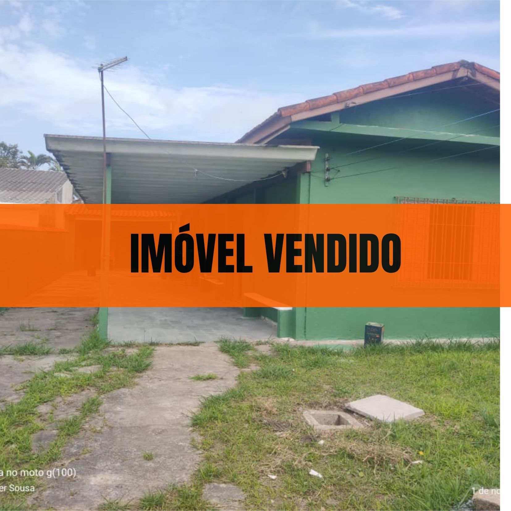 CASA NO BALNEÁRIO GAIVOTA - ITANHAÉM - LADO PRAIA - 1.200 METROS