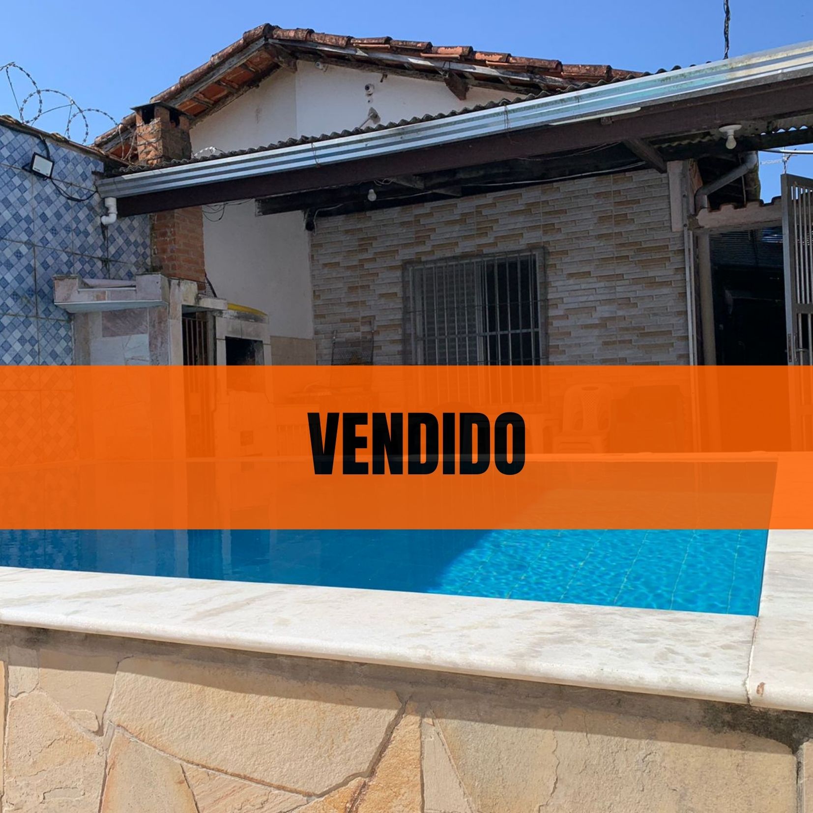 CASA COM PISCINA BALNEÁRIO GAIVOTA - ITANHAÉM/SP - LADO PRAIA